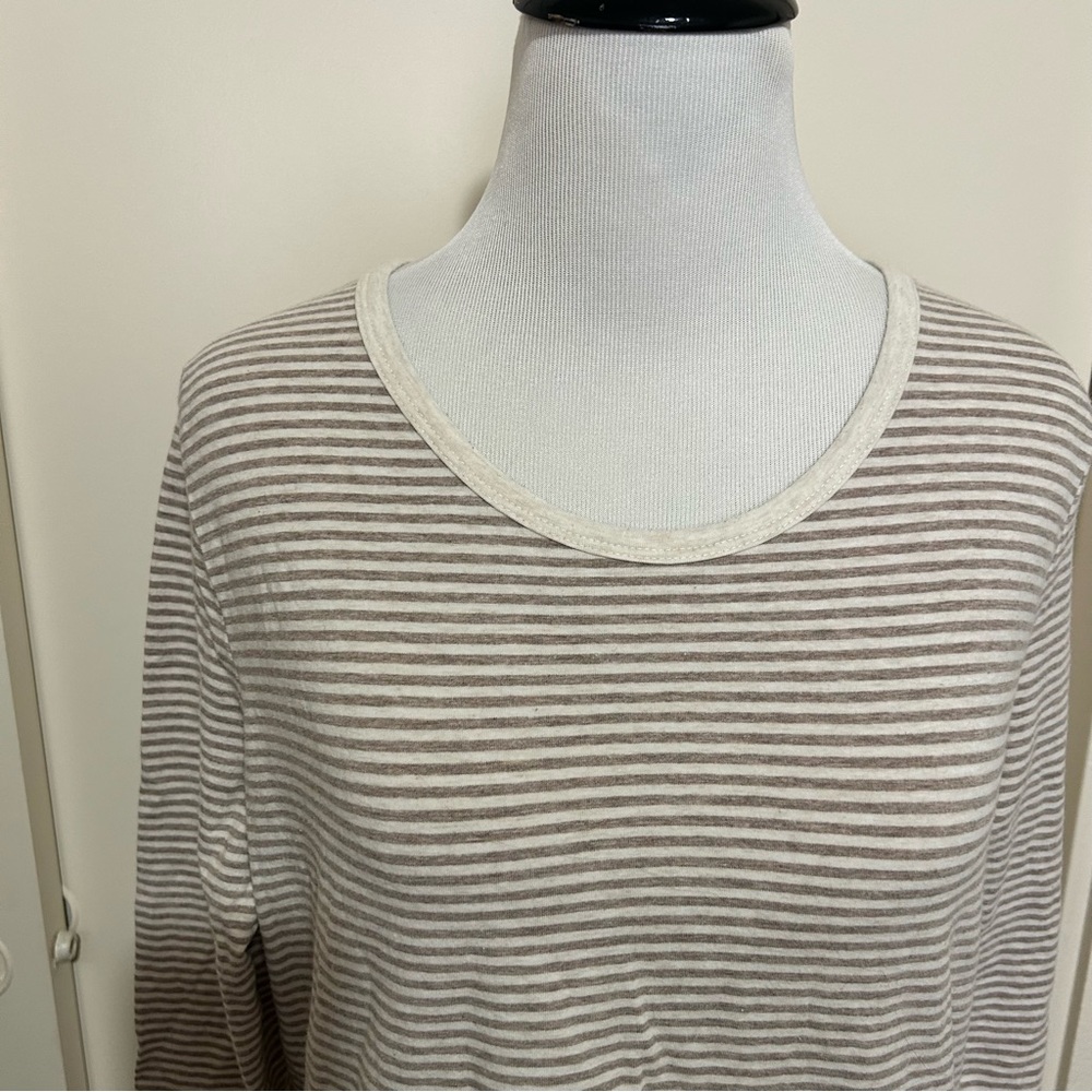 Duluth trading co large striped long sleeved tee - Picture 2 of 8